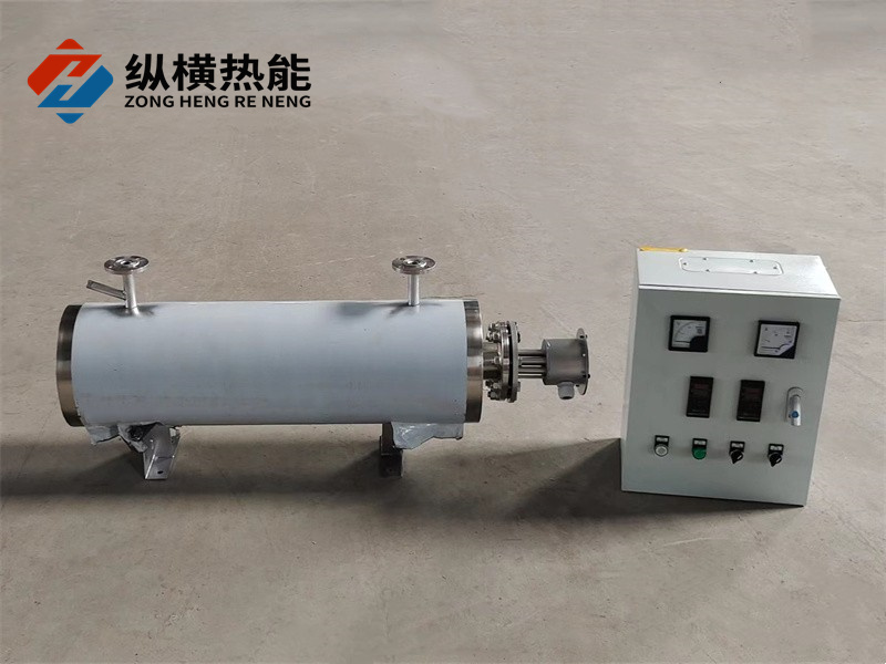 8KW卧式气体管道式电加热器