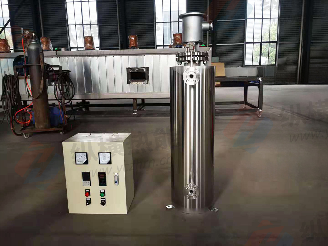 立式纯不锈钢支撑脚架型保温加热器