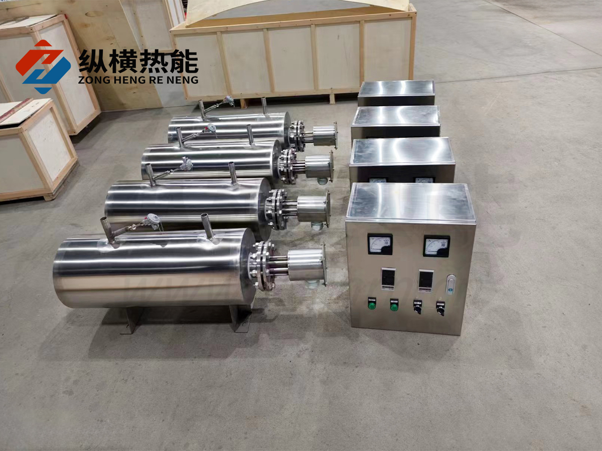 功率2KW全包不锈钢管道加热器