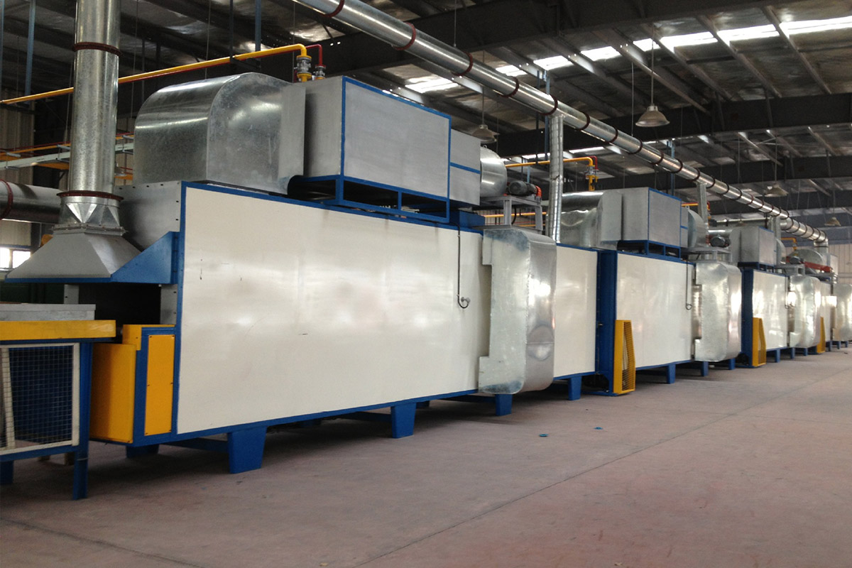 隧道炉烘干线运用于哪些行业